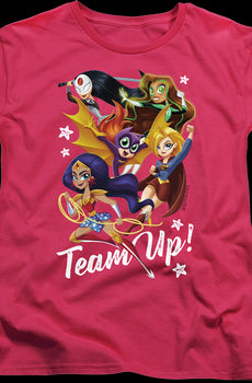Womens Team Up DC Super Hero Girls Shirt
