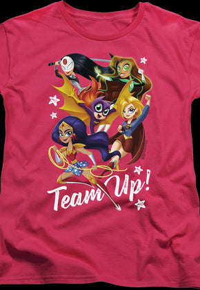 Womens Team Up DC Super Hero Girls Shirt