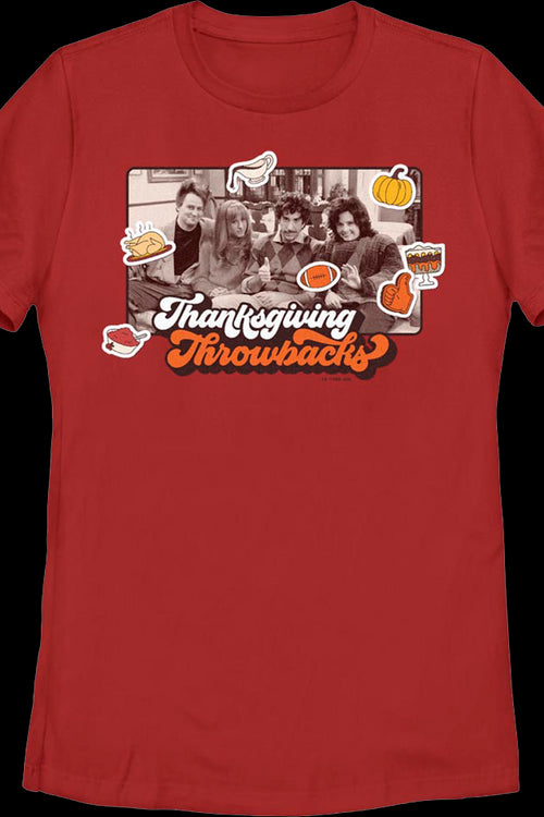 Womens Thanksgiving Throwbacks Friends Shirtmain product image