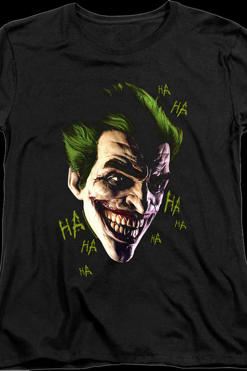 Womens Joker Laughing Clown Prince of Crime DC Comics Shirtmain product image