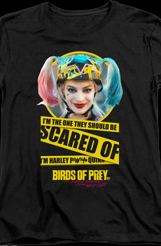 Womens They Should Be Scared Of Harley Quinn Birds Of Prey Shirt