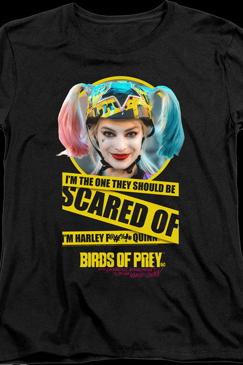 Womens They Should Be Scared Of Harley Quinn Birds Of Prey Shirtmain product image