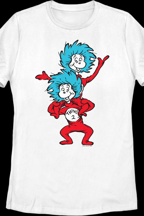 Womens Thing One & Thing Two Dr. Seuss Shirtmain product image