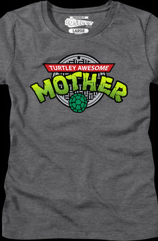 Womens Turtley Awesome Mother Teenage Mutant Ninja Turtles Shirt