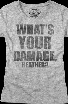 Womens What's Your Damage Heathers Shirt