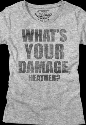 Womens What's Your Damage Heathers Shirt