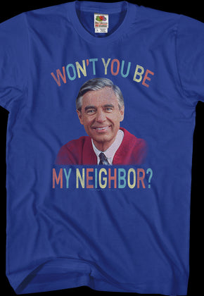 Vintage Won't You Be My Neighbor Mr. Rogers T-Shirt