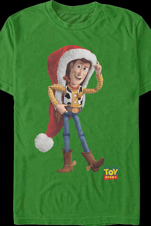Woody's Santa Claus Hat Toy Story T-Shirtmain product image