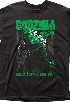 World Destruction Tour Godzilla T-Shirt