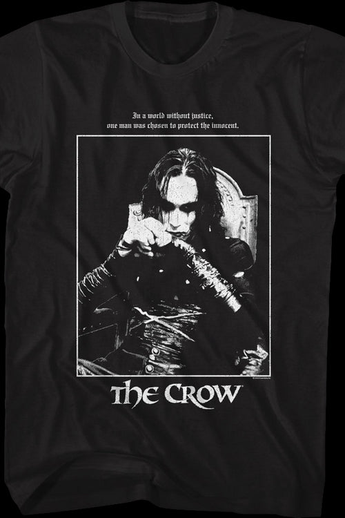 World Without Justice The Crow T-Shirtmain product image