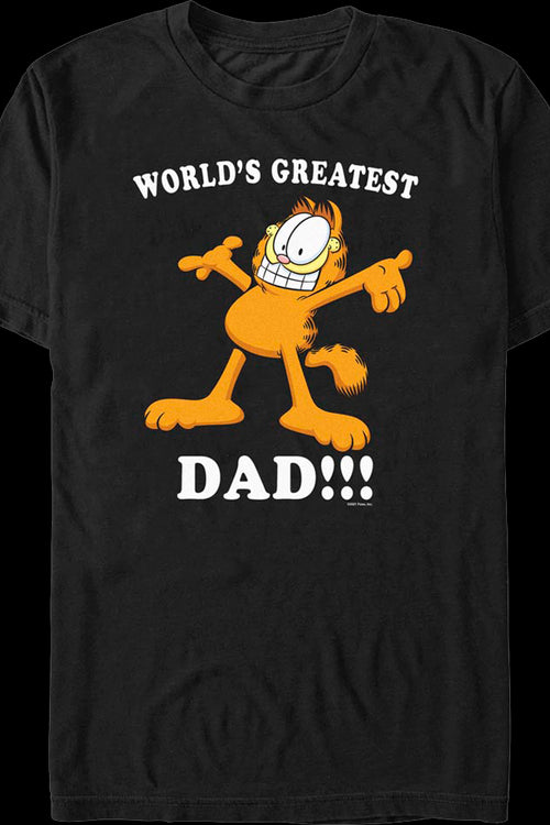 World's Greatest Dad Garfield T-Shirtmain product image