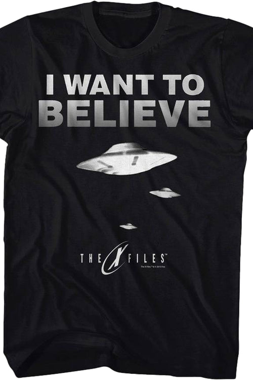 X-Files I Want To Believe T-Shirtmain product image