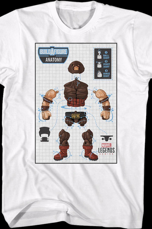 X-Men Juggernaut Build-A-Figure Marvel Comics T-Shirtmain product image