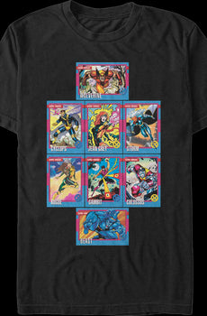 X-Men Trading Cards Marvel Comics T-Shirt