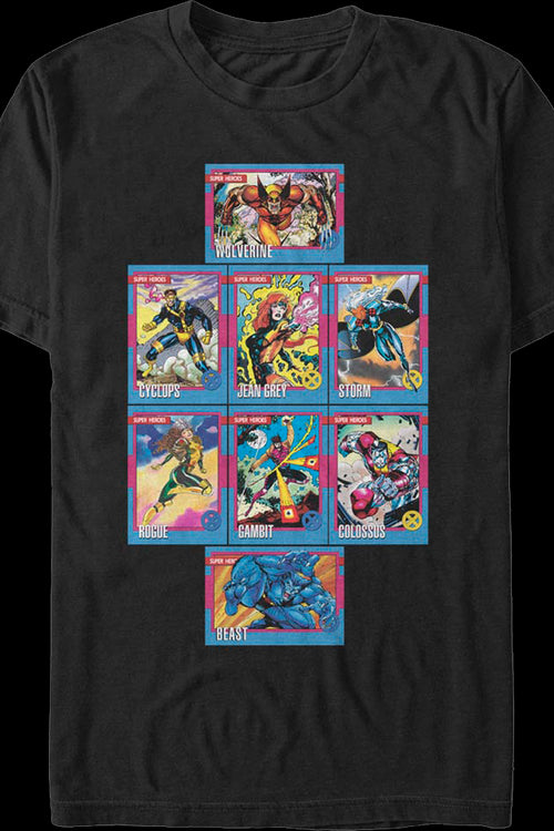 X-Men Trading Cards Marvel Comics T-Shirtmain product image