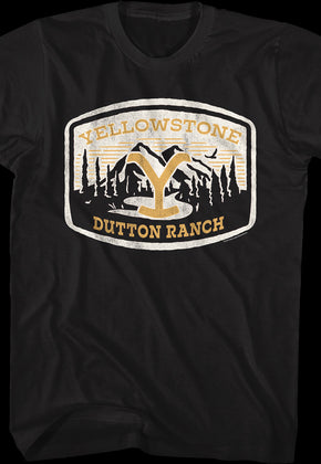 Yellowstone Dutton Ranch Patch Yellowstone T-Shirt