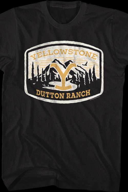 Yellowstone Dutton Ranch Patch Yellowstone T-Shirtmain product image