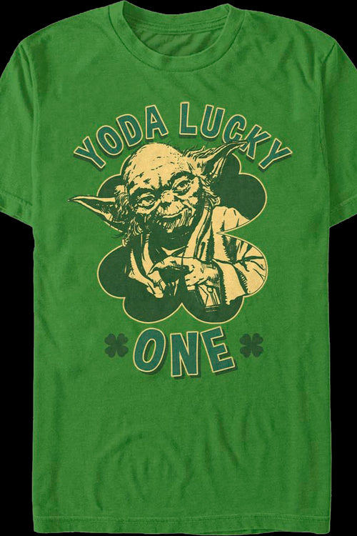Yoda Lucky One Star Wars T-Shirtmain product image
