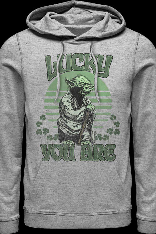 Yoda Lucky You Are Star Wars Hoodiemain product image