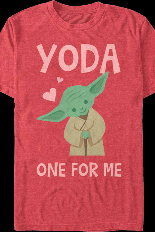 Yoda One For Me Star Wars T-Shirtmain product image