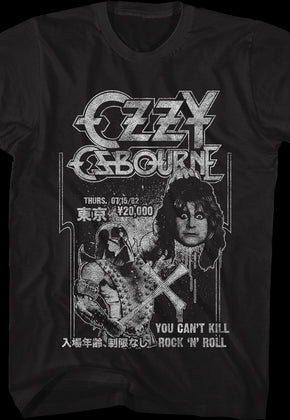 You Can't Kill Rock 'N' Roll Ozzy Osbourne T-Shirt