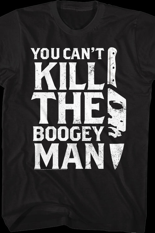 You Can't Kill The Boogeyman Knife Halloween T-Shirtmain product image