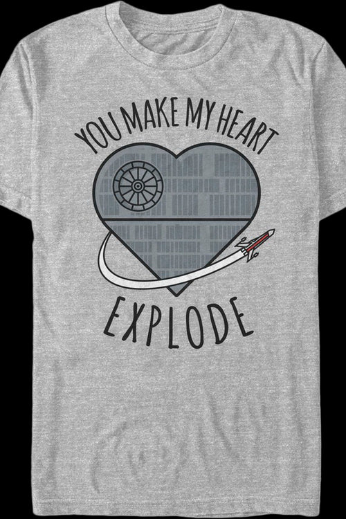 You Make My Heart Explode Star Wars T-Shirtmain product image
