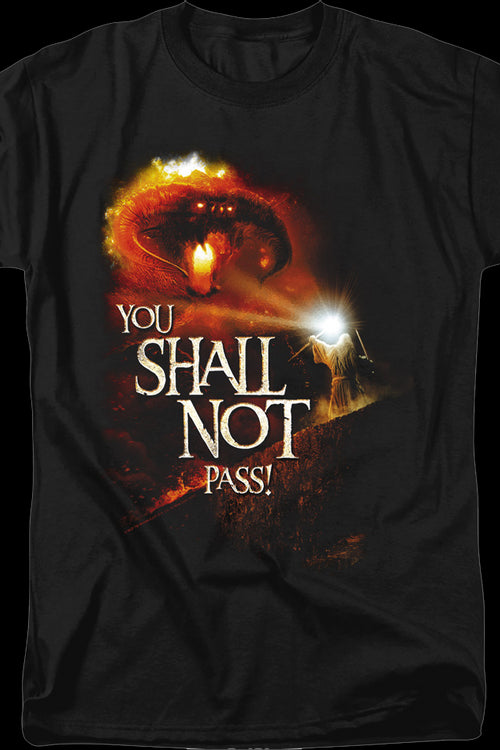 You Shall Not Pass Lord of the Rings T-Shirtmain product image