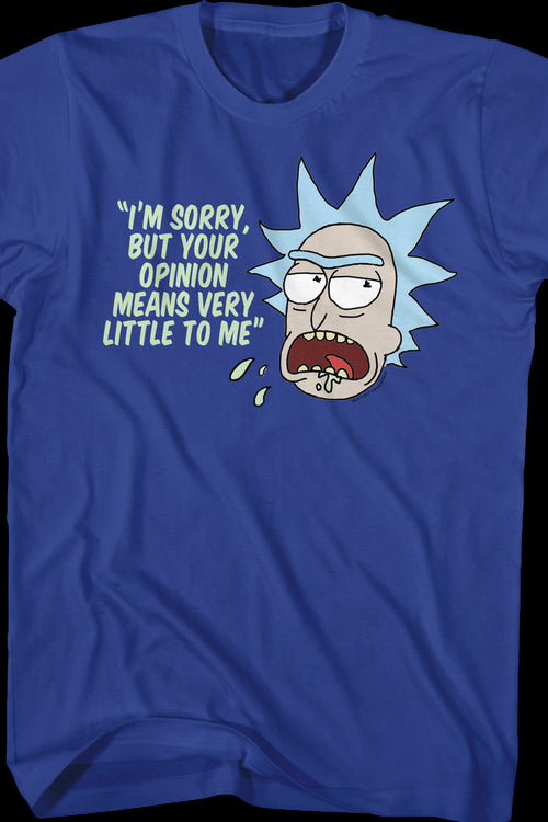 Your Opinion Rick and Morty T-Shirtmain product image