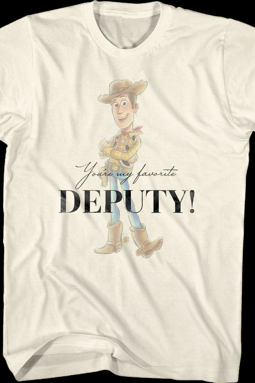 You're My Favorite Deputy Toy Story T-Shirtmain product image