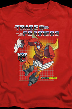 Youth Autobot Hot Rod Transformers Shirt