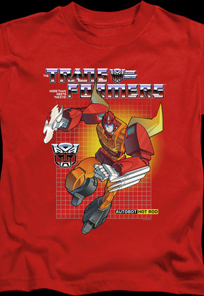 Youth Autobot Hot Rod Transformers Shirt