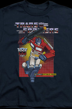 Youth Autobot Optimus Prime Transformers Shirt