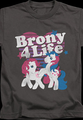 Youth Brony 4 Life My Little Pony Shirt