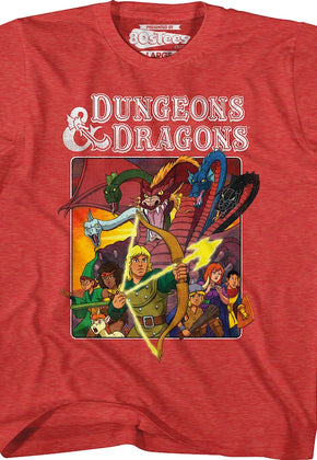 Youth Cartoon Characters Dungeons & Dragons Shirt