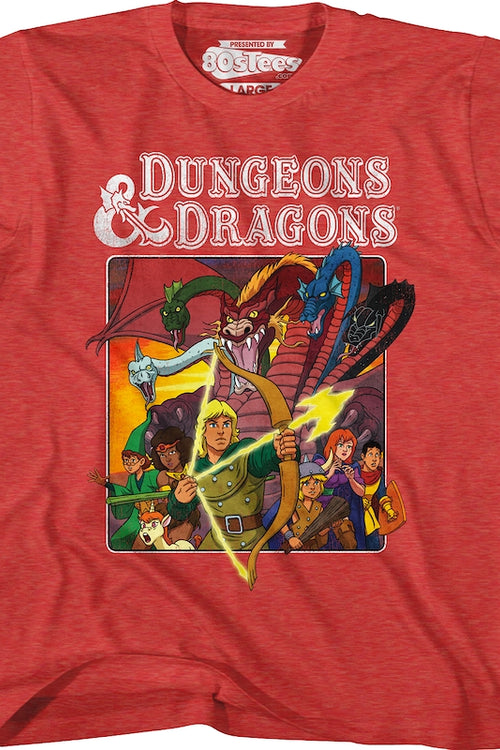 Youth Cartoon Characters Dungeons & Dragons Shirtmain product image