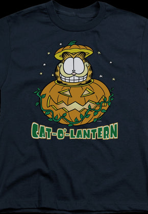 Youth Cat-O'-Lantern Garfield Shirt