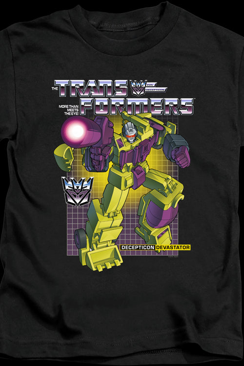 Youth Decepticon Devastator Transformers Shirtmain product image