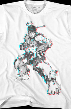 Youth Distorted Ryu Street Fighter Shirt