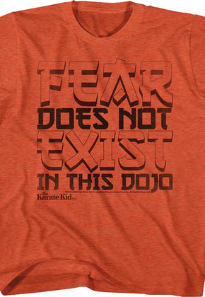 Youth Fear Does Not Exist In This Dojo Karate Kid Shirt