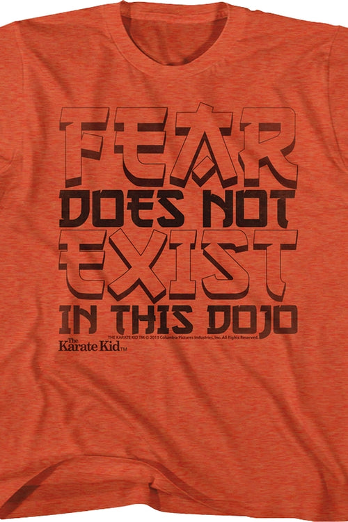 Youth Fear Does Not Exist In This Dojo Karate Kid Shirtmain product image