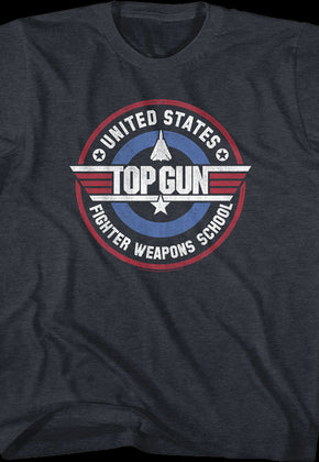 Youth Fighter Weapons School Top Gun Shirt