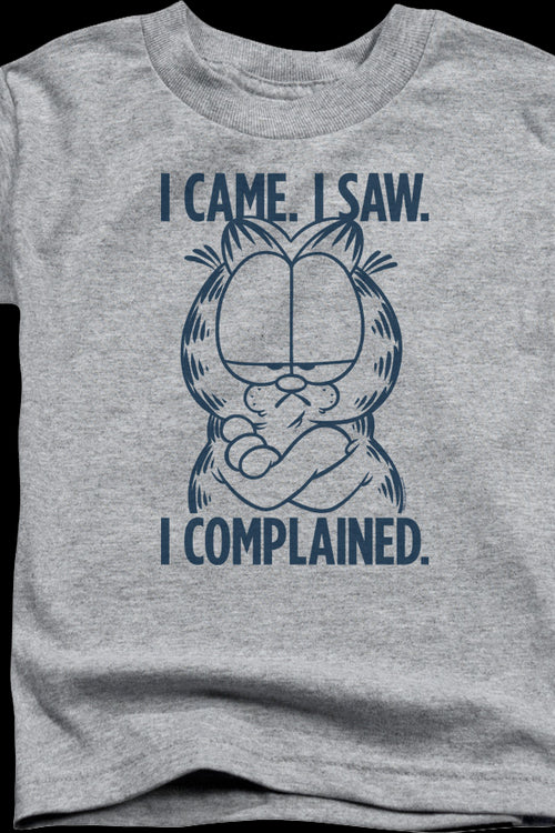 Youth I Came I Saw I Complained Garfield Shirtmain product image