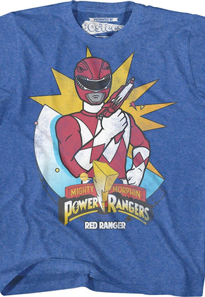 Youth Red Ranger Mighty Morphin Power Rangers Shirt
