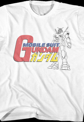 Youth RX-78-2 Sketch Gundam Shirt