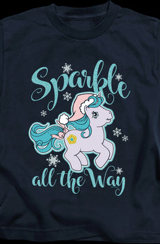 Youth Sparkle All The Way My Little Pony Shirt