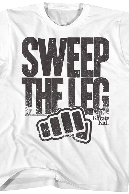 Youth Sweep The Leg Karate Kid Shirtmain product image