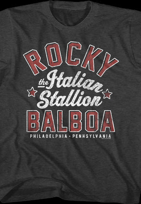 Youth The Italian Stallion Rocky Balboa Shirt