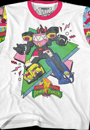 Youth Vintage Dinozord Mighty Morphin Power Rangers Shirt