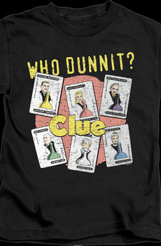 Youth Who Dunnit Clue Shirt